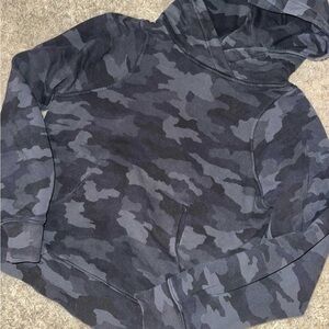 lululemon athletica Black and Gray Camo Hoodie